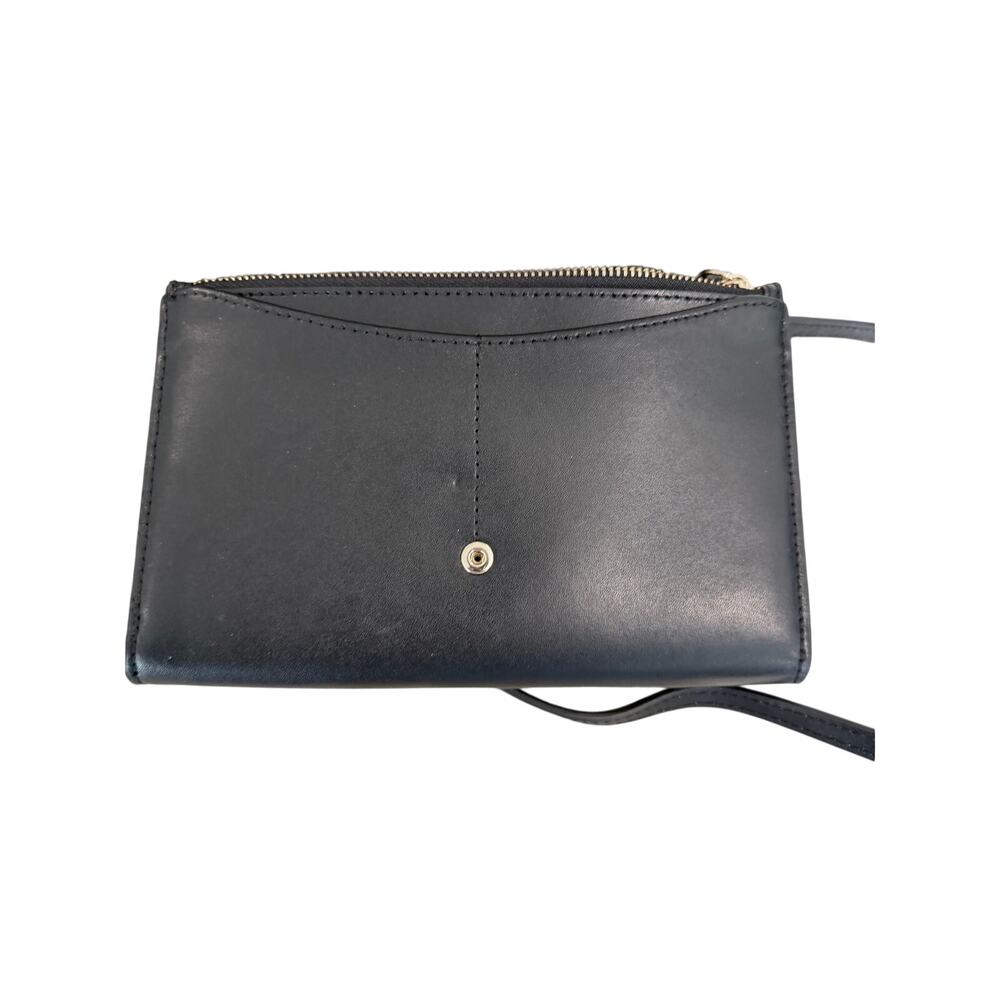 NWOT Kate Spade Kerri Crossbody Bag Black Leather Minimalist Designer - Picture 10 of 14